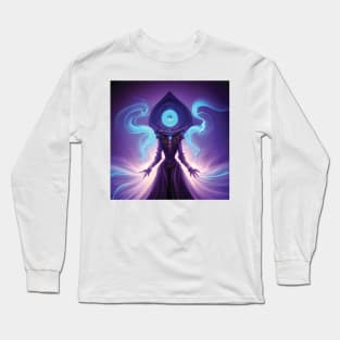 A Tiny Sorcerer With Big Magic Piloting a Body Through Space Long Sleeve T-Shirt